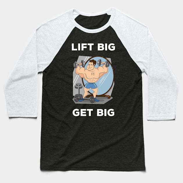 Weightlifting Baseball T-Shirt by Design Seventytwo